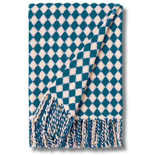 Burel Factory represented by 55° North Blanket, Azulejo Blanket Oil Blue 72-16