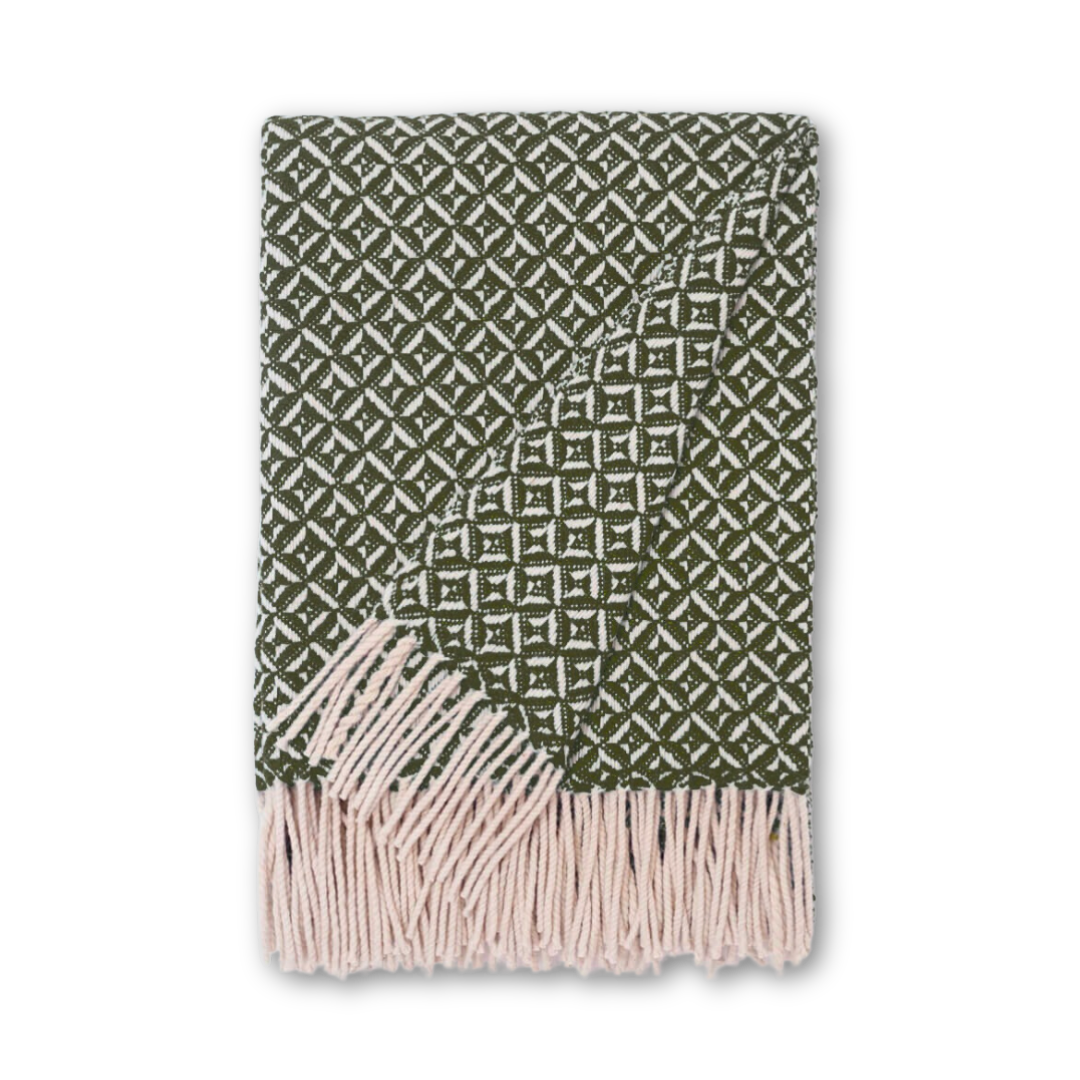 Burel Factory represented by 55° North Blanket, Lisboa Blanket Pearl and Army Green 1/21