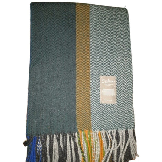 Burel Factory represented by 55° North Blanket, Multicolor Blanket Lilac 14