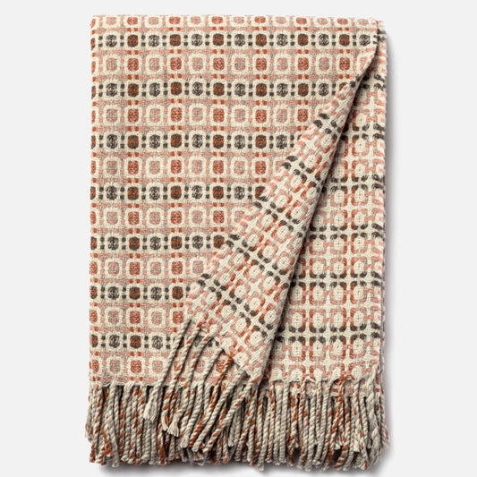 Burel Factory represented by 55° North Blanket, Vintage Blanket Light Pink, Warm Grey, Brown, Peal 16/28.3