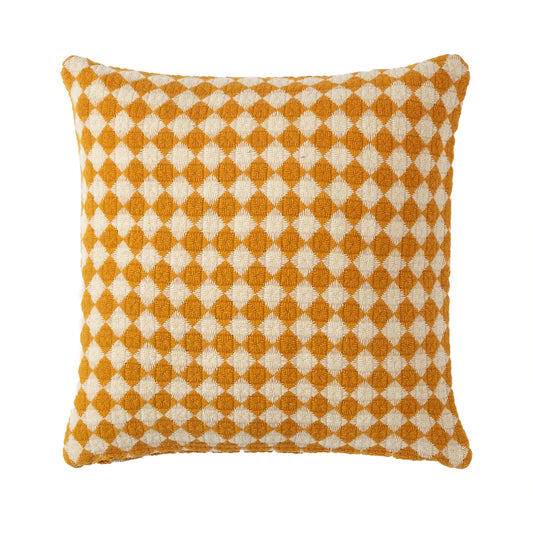 Burel Factory represented by 55° North Cushion, Azulejo Cushion Cover Ark Yellow and Pearl 62/7