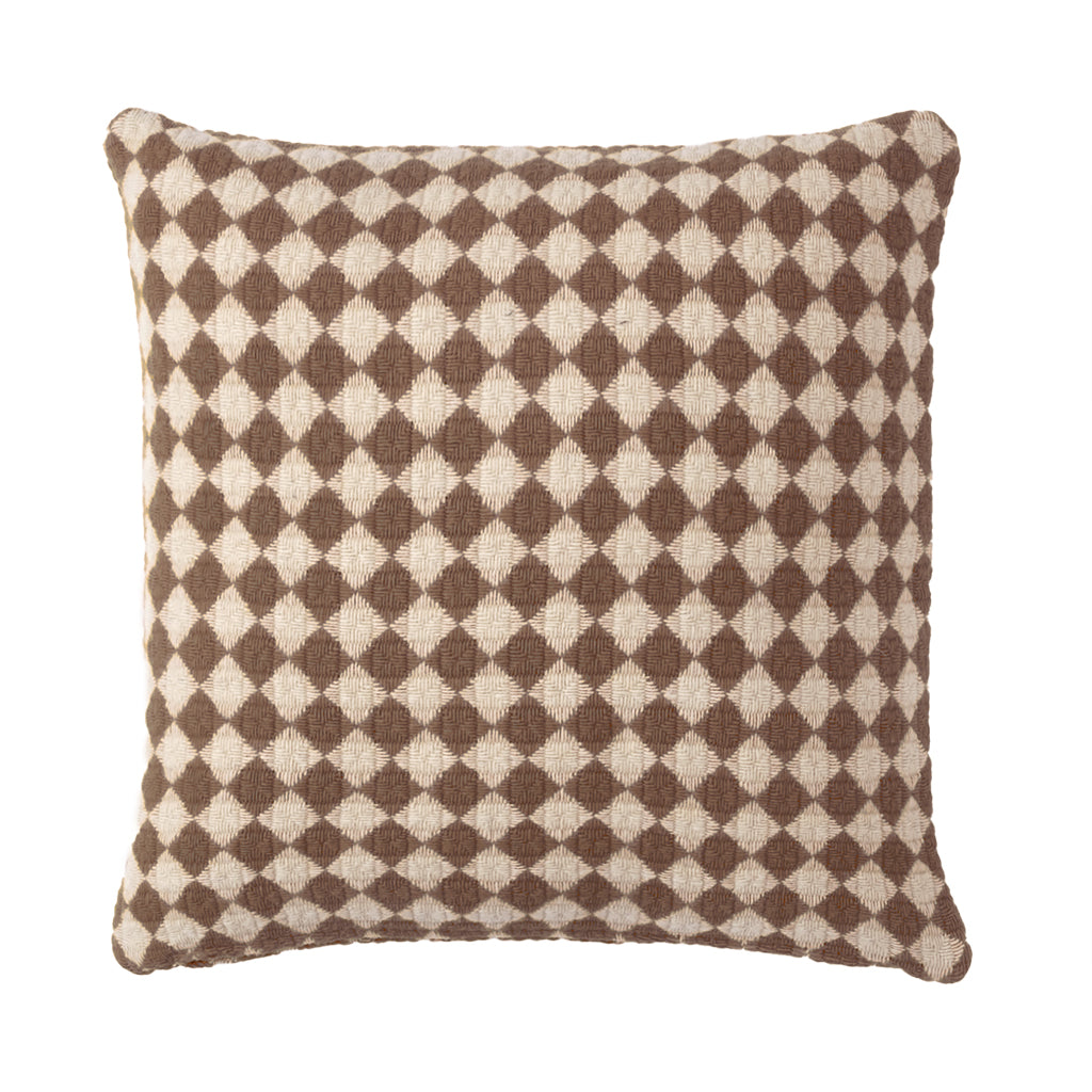 Burel Factory represented by 55° North Cushion, Azulejo Cushion Cover Warm Grey and Pearl 67/3