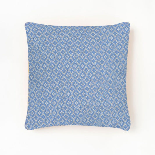 Burel Factory represented by 55° North Cushion Crossing Cushion Cover Light Blue and Pearl 1/17