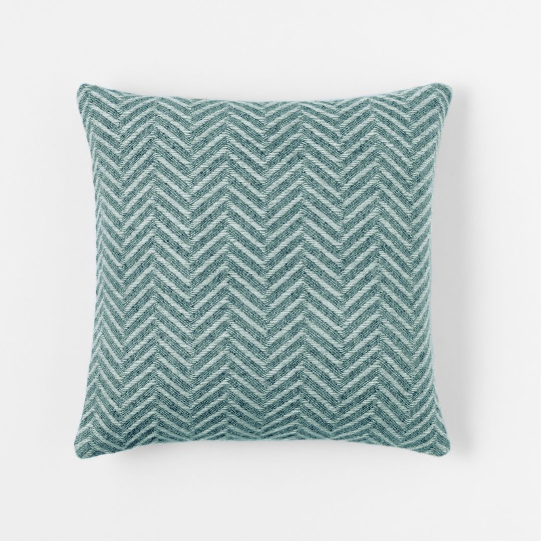Burel Factory represented by 55° North Cushion, Visual Cushion Cover Industrial Green, Pearl 1/57