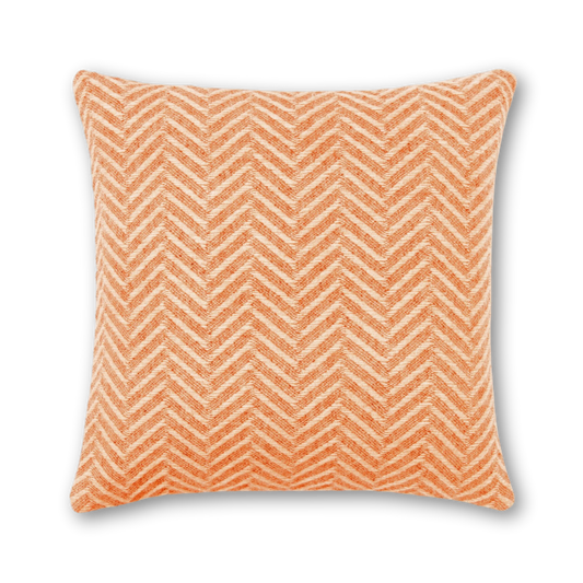 Burel Factory represented by 55° North Cushion, Visual Cushion Cover Pearl and Orange 1/8