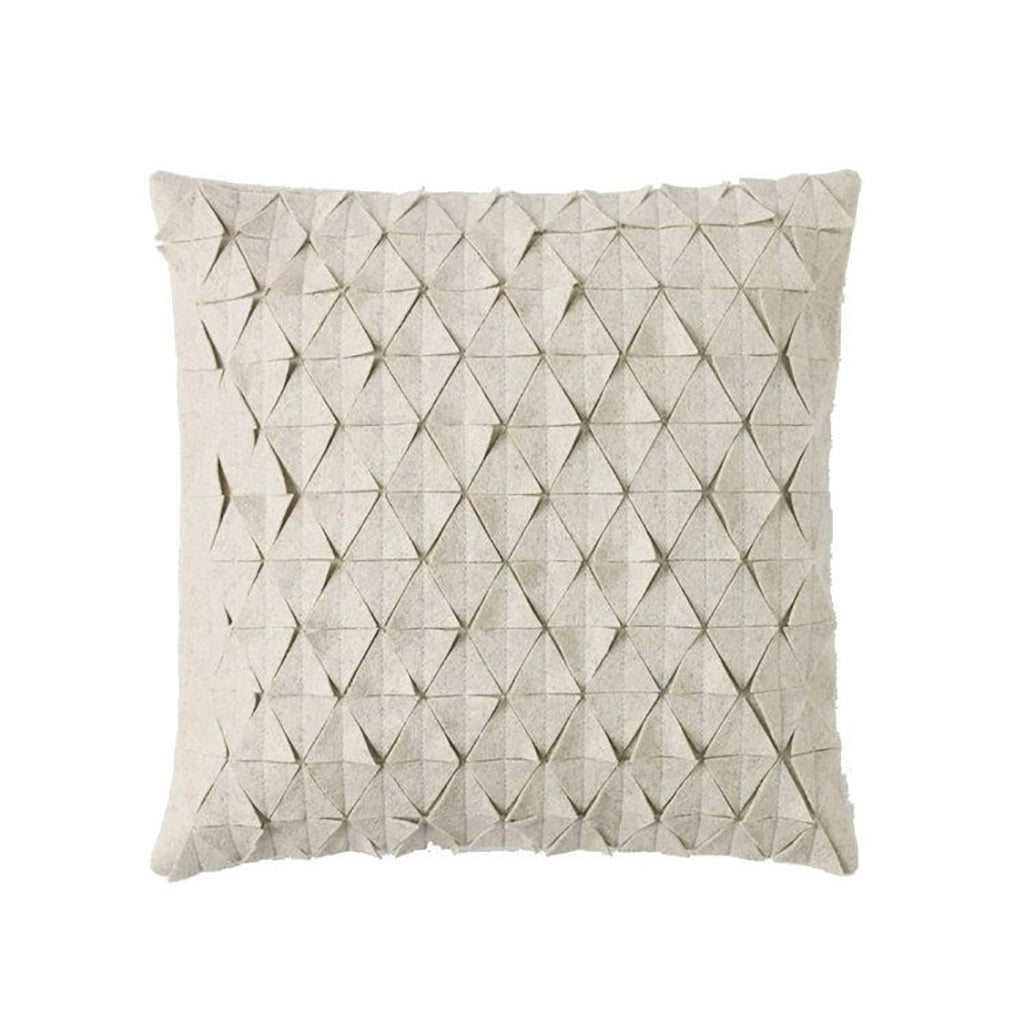 Burel Factory represented by 55° North Cushion, Azulejo 3D Cushion Cover White Pearl 1/1