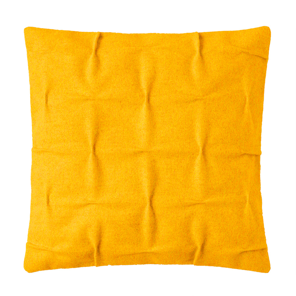 Burel Factory represented by 55° North Cushion, Cross Draped Cushion Cover Ark Yellow 7408C