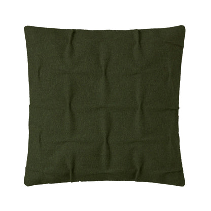 Burel Factory represented by 55° North Cushion, Cross Draped Cushion Cover Army Green 754C
