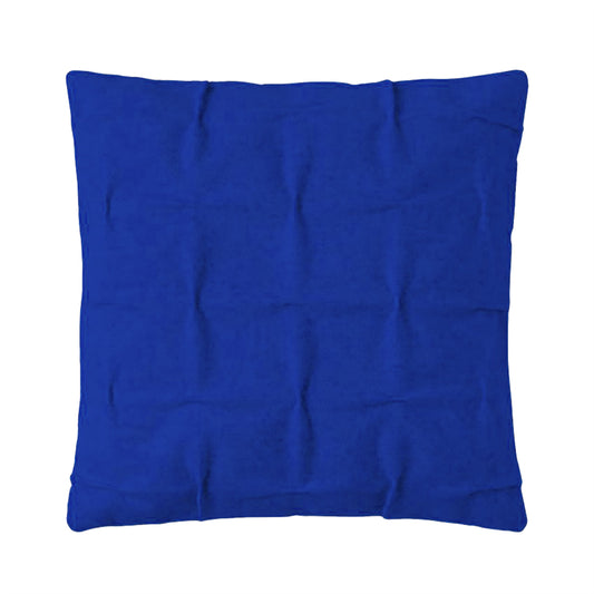 Burel Factory represented by 55° North Cushion, Cross Draped Cushion Cover Cobalt Blue 274C