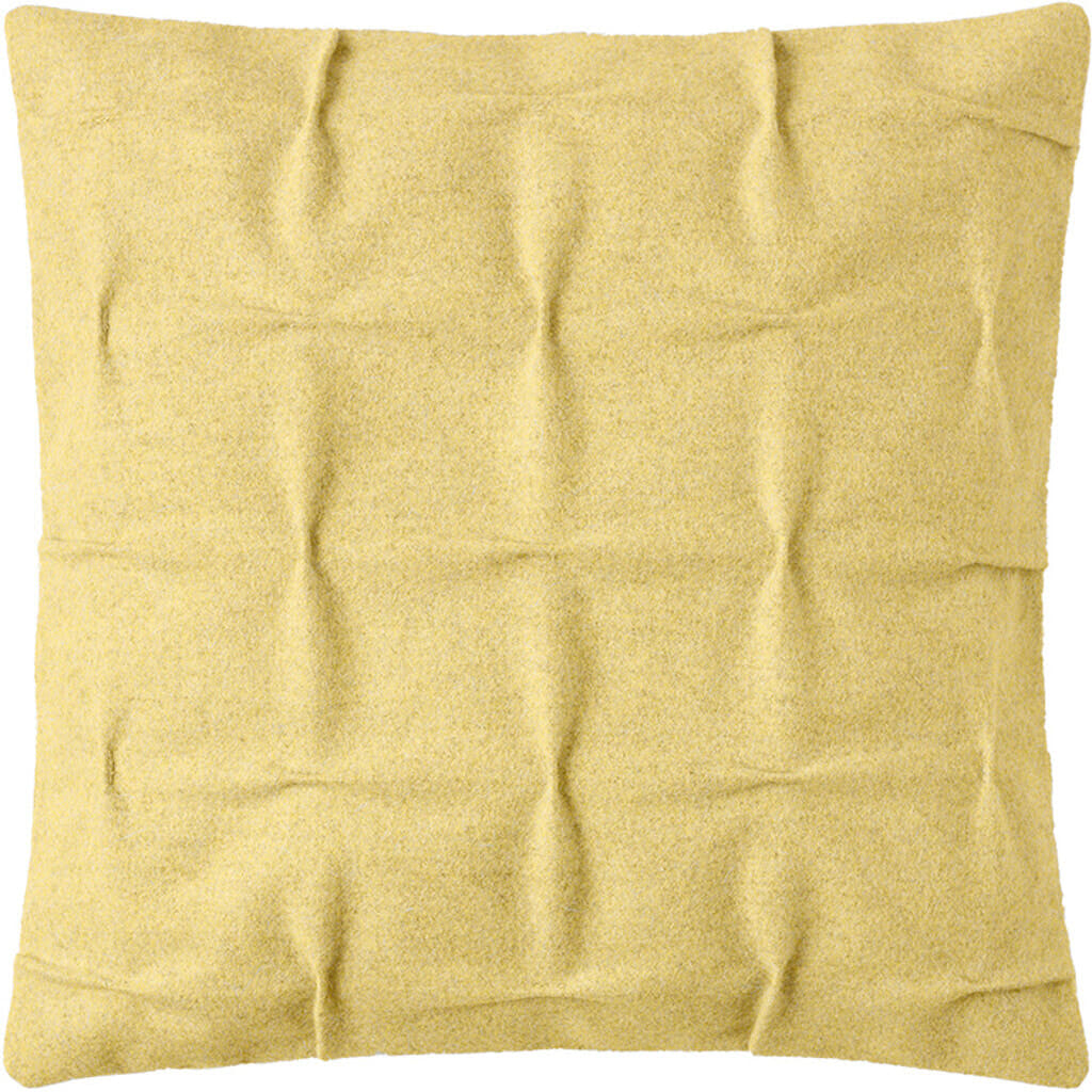 Burel Factory represented by 55° North Cushion, Cross Draped Cushion Cover Wheat
