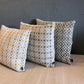 Burel Factory represented by 55° North Cushion, Vintage Cushion Cover Army Green, Grey and Melange Grey 12/21,5