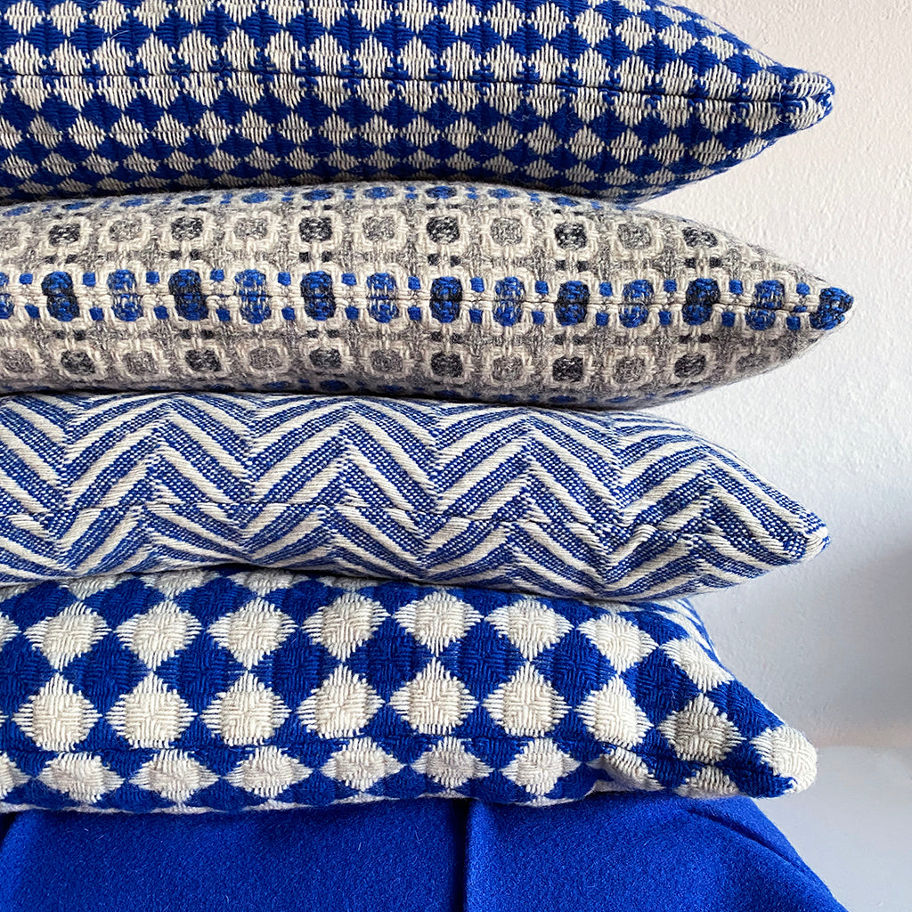 Burel Factory represented by 55° North Cushion, Visual Cushion Cover Blue 1/15