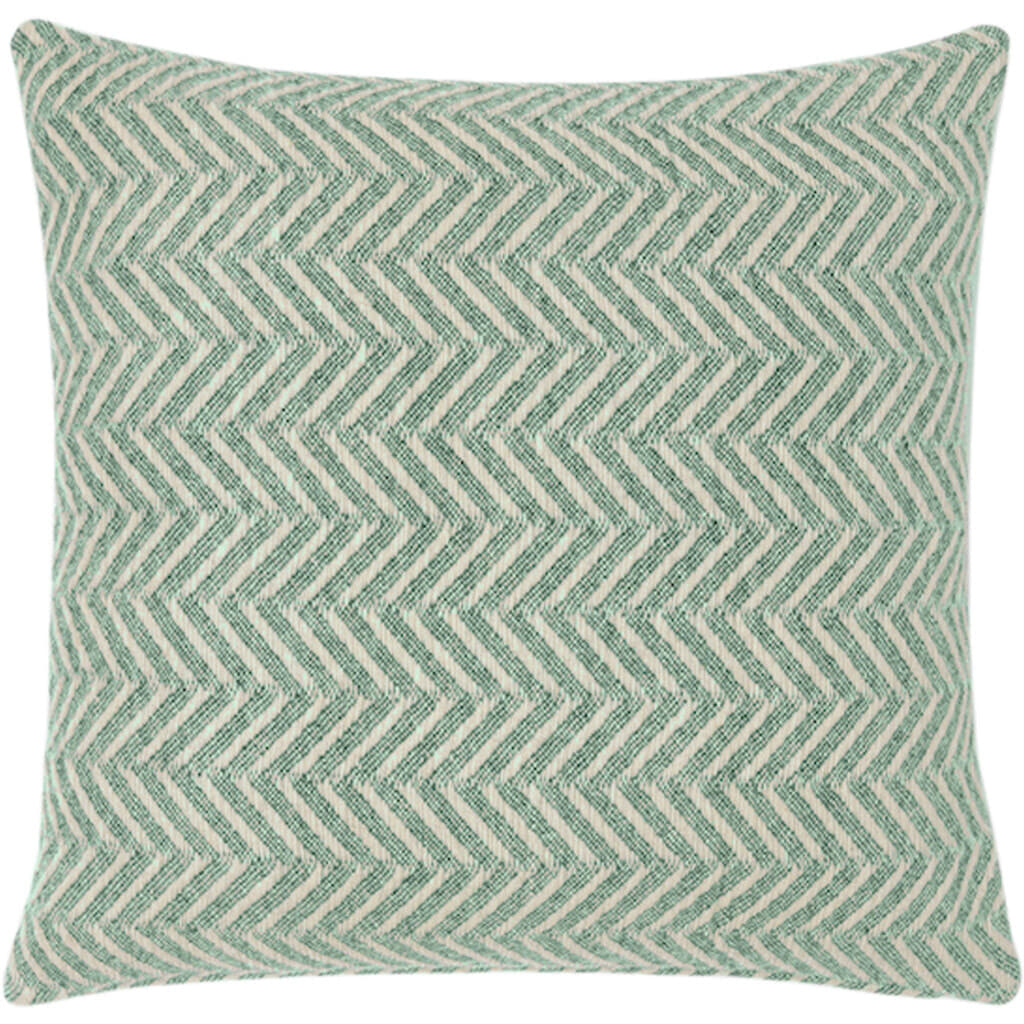 Burel Factory represented by 55° North Cushion, Visual Cushion Cover Pearl and Eucalyptus 1/50